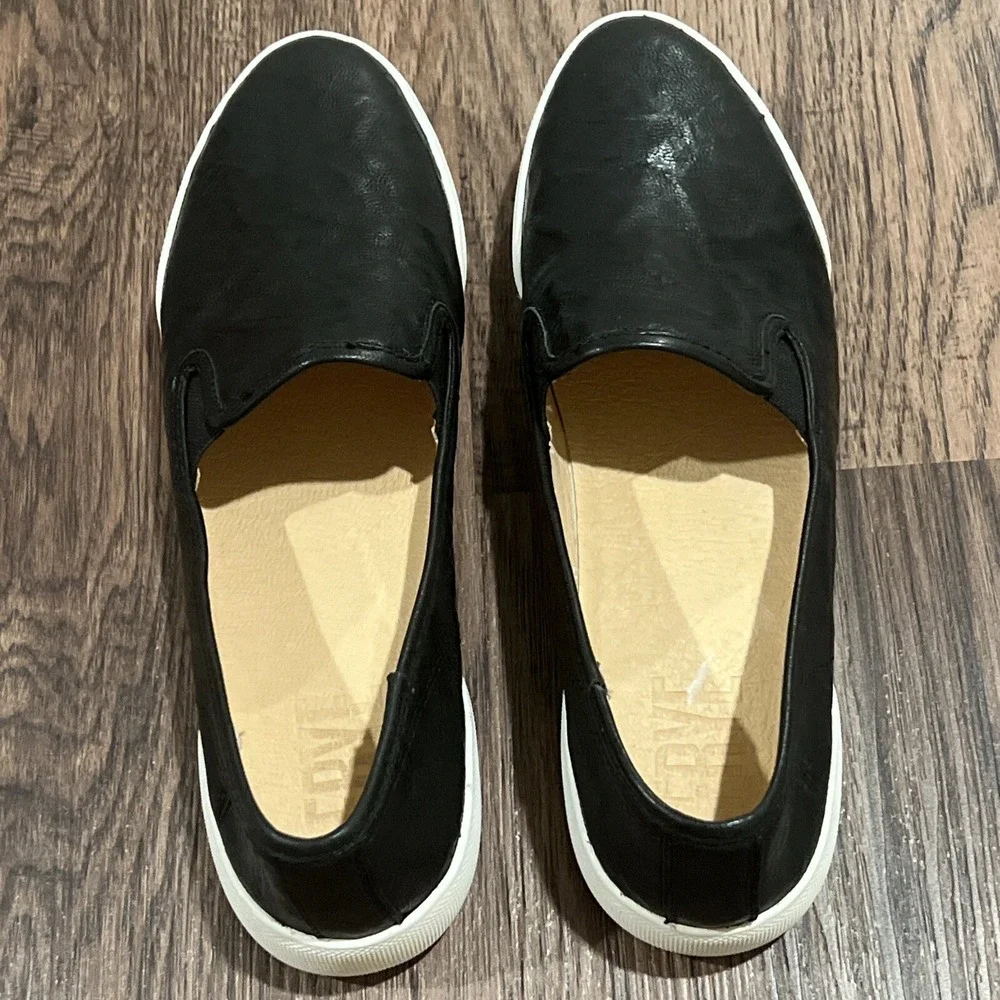 Frye Mia Slip On Sneakers Color Black Size 8